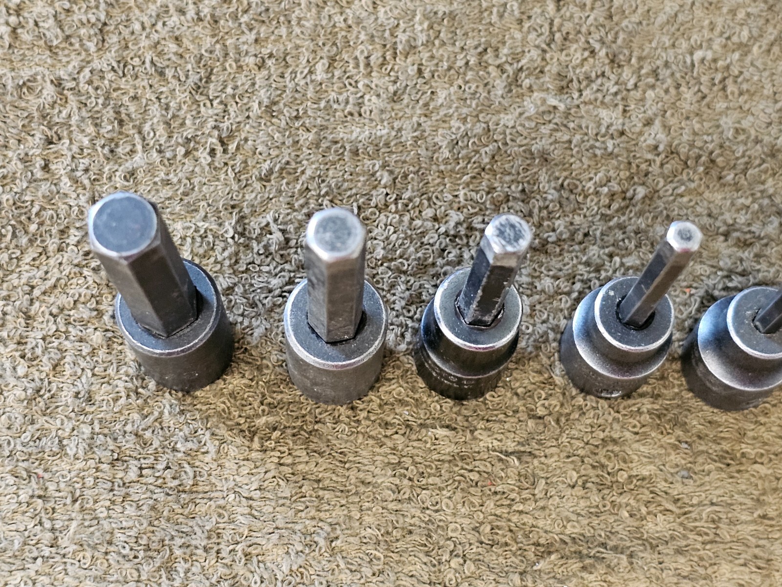 6 Proto Professional Impact Hex Socket Bit 3/8″ Drive 5/16 1/4 3/16 1/8 7290 Set