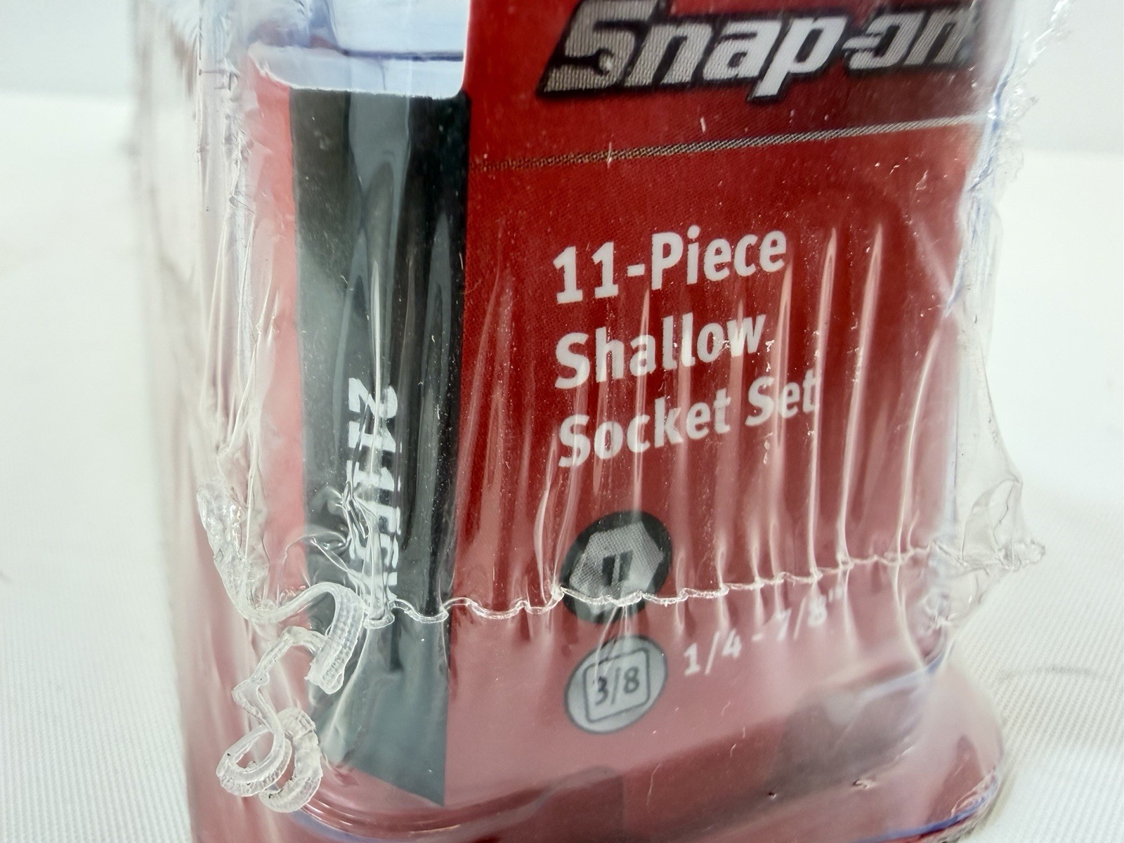 NEW Snap on 211FSY 3/8″ drive (1/4, 5/16, 3/8-7/8″) 6-point Shallow Socket Set