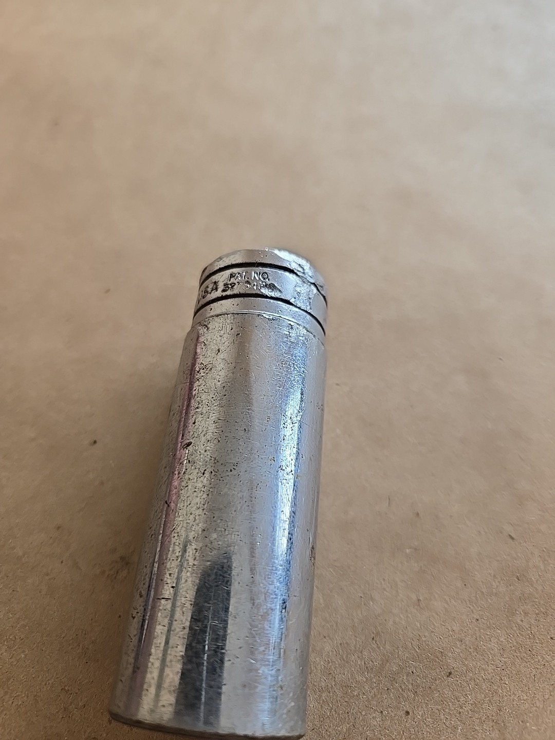 Snap On 1/2″ Drive 7/8″ 6PT SAE Deep Chrome Socket Worn TS281