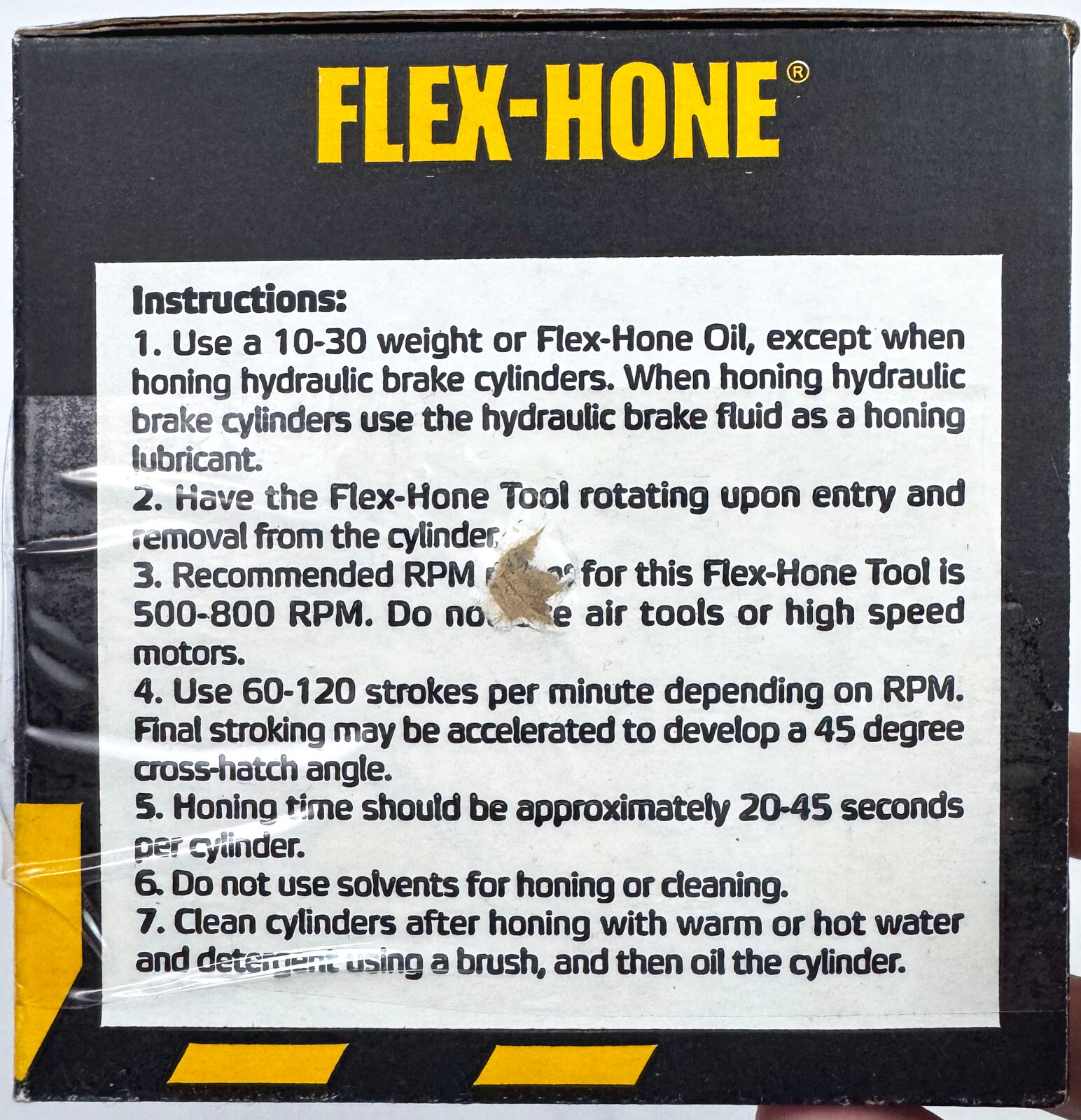 FLEX-HONE GBD400800AO 4″ (102mm) Aluminum Oxide bore 13.5″ OAL 800 Grit Honing