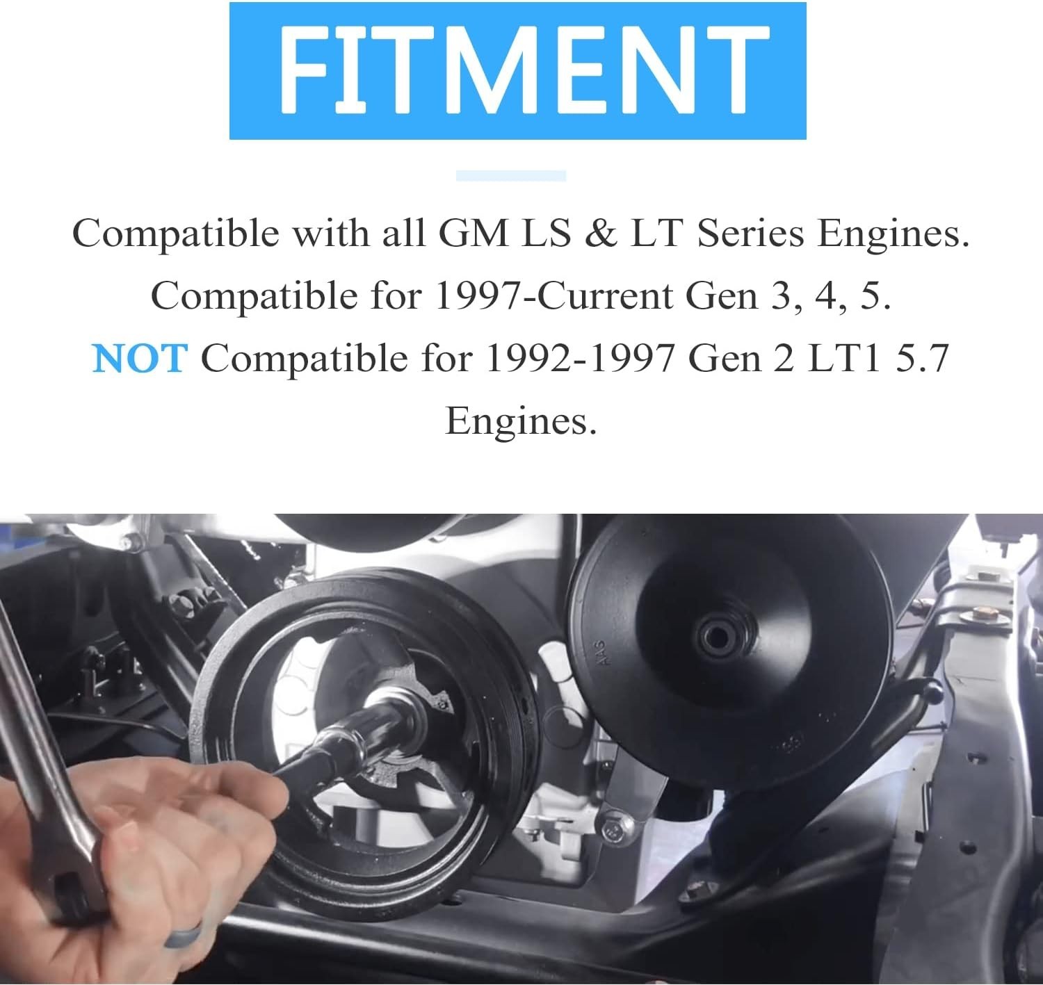 Essential Harmonic Balancer Puller for GM LS LT Engines – High Quality Steel