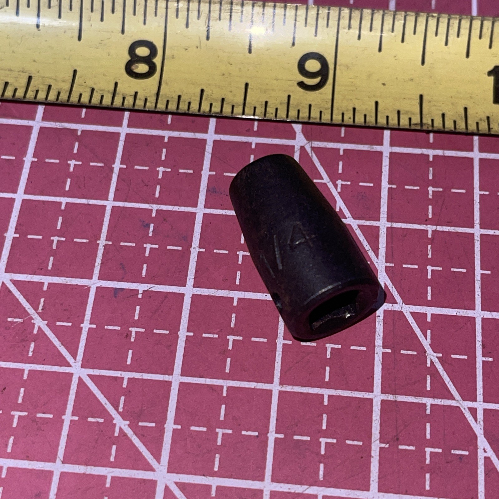 NOS Proto USA 6908H 1/4 In SAE 1/4” Drive Professional 6 Point Impact Socket