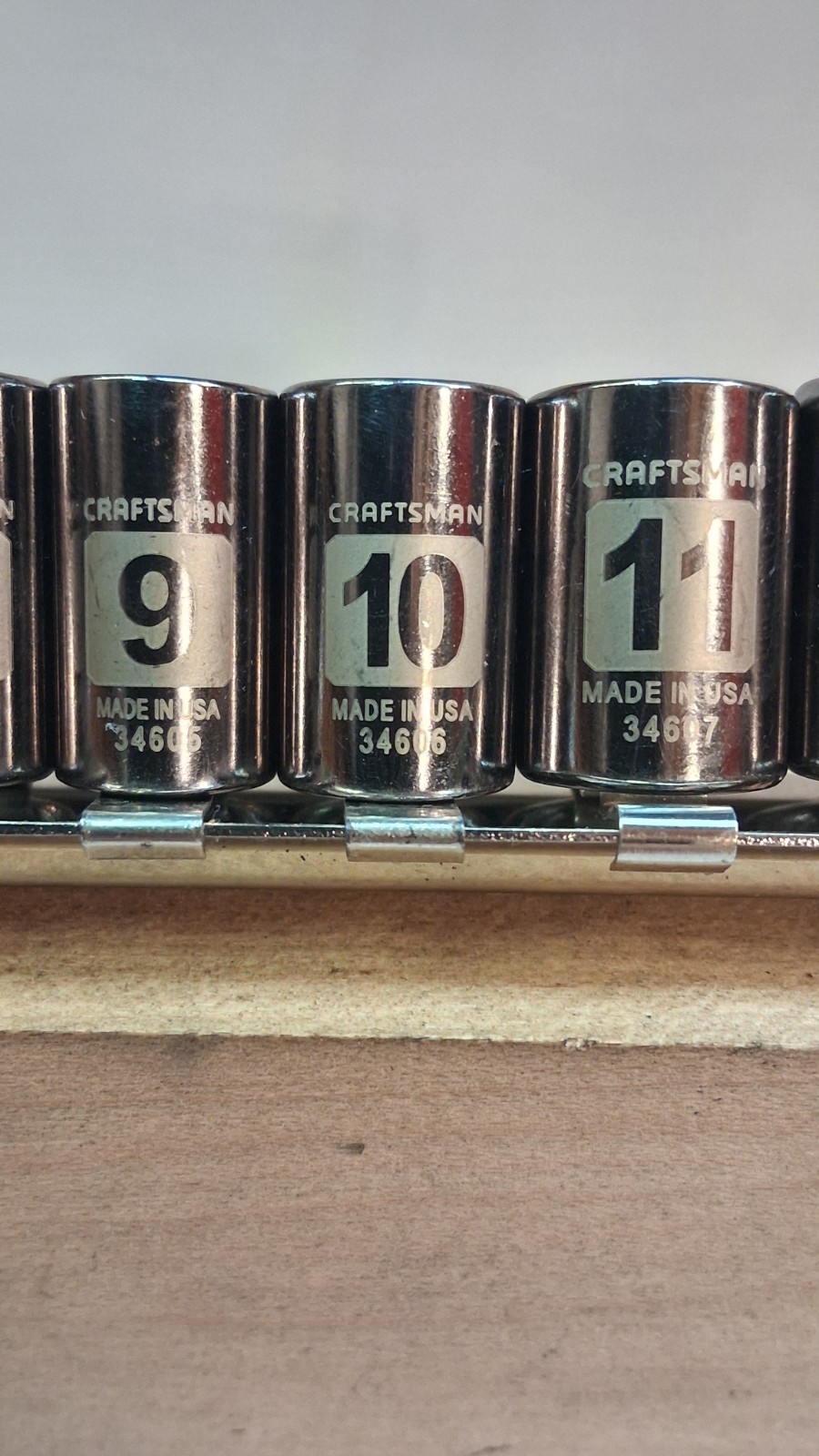 CRAFTSMAN EASY READ 12 PIECE 1/4″ DRIVE 6 POINT METRIC SOCKET SET 4MM-14MM *USA*