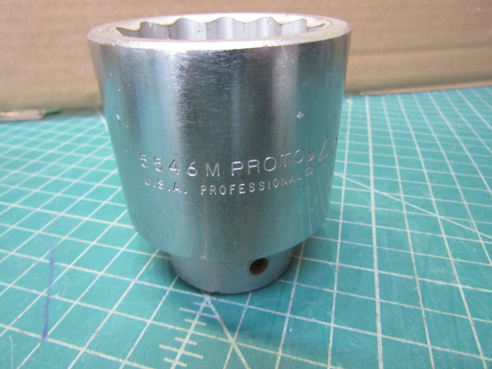 1 – Proto Professional 3/4″ drive, 12 Point Socket Chrome 46mm 5546M. USED