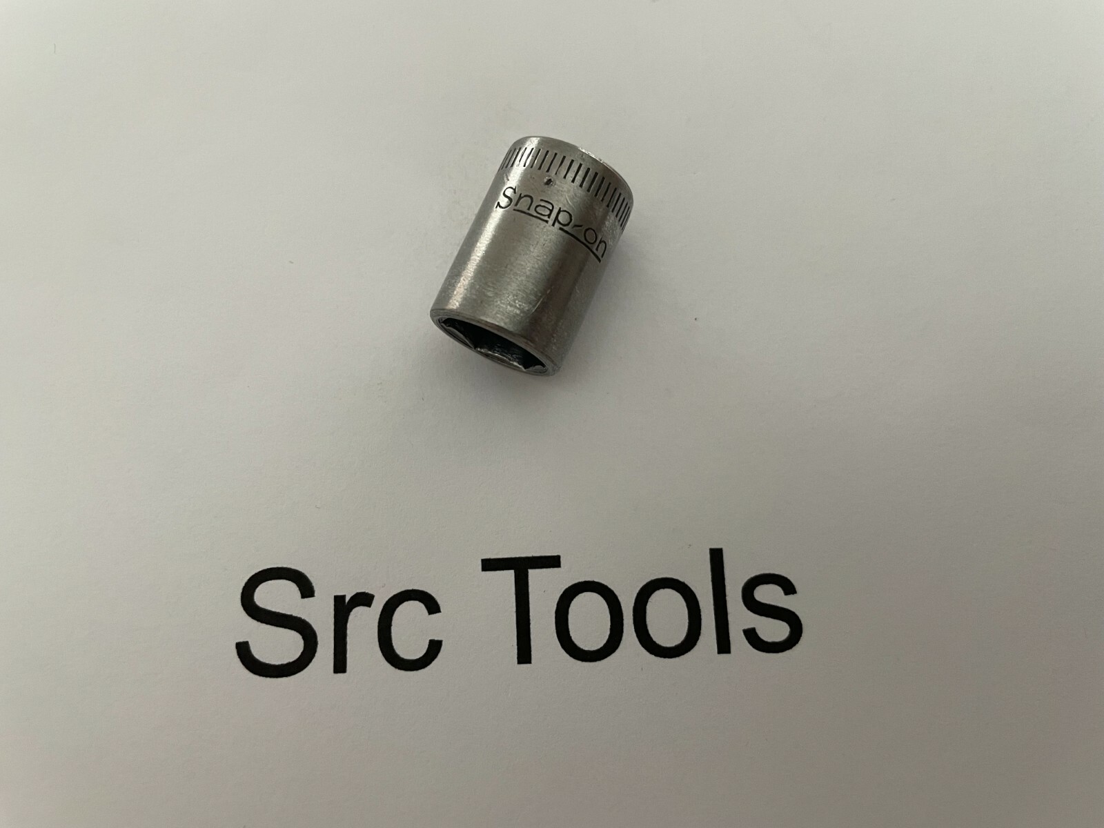 *RARE 1940* Snap-On Tools USA 9/32″ Driv 7/16″ SAE 6pt Midget Chrome Socket M-14