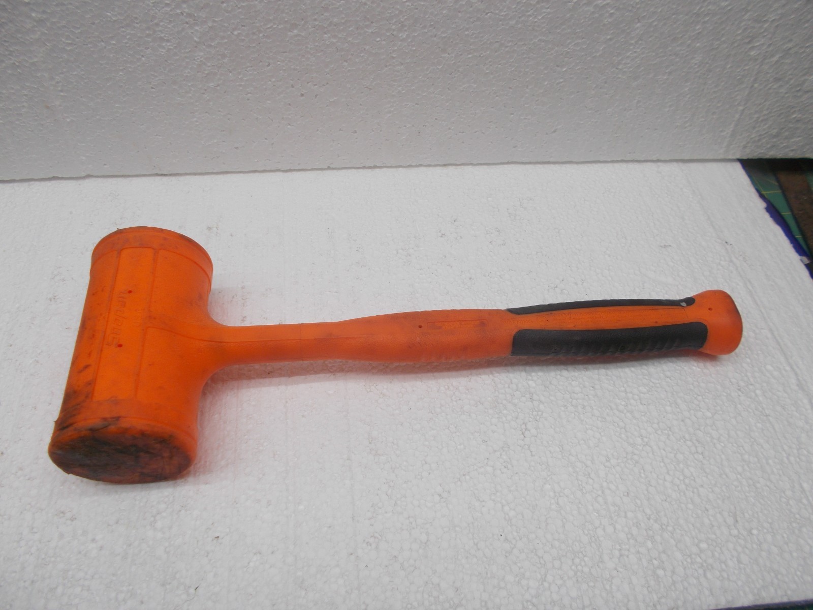 Snap-on tools 56oz Dead Blow Hammer Orange Soft Grip HBFE56