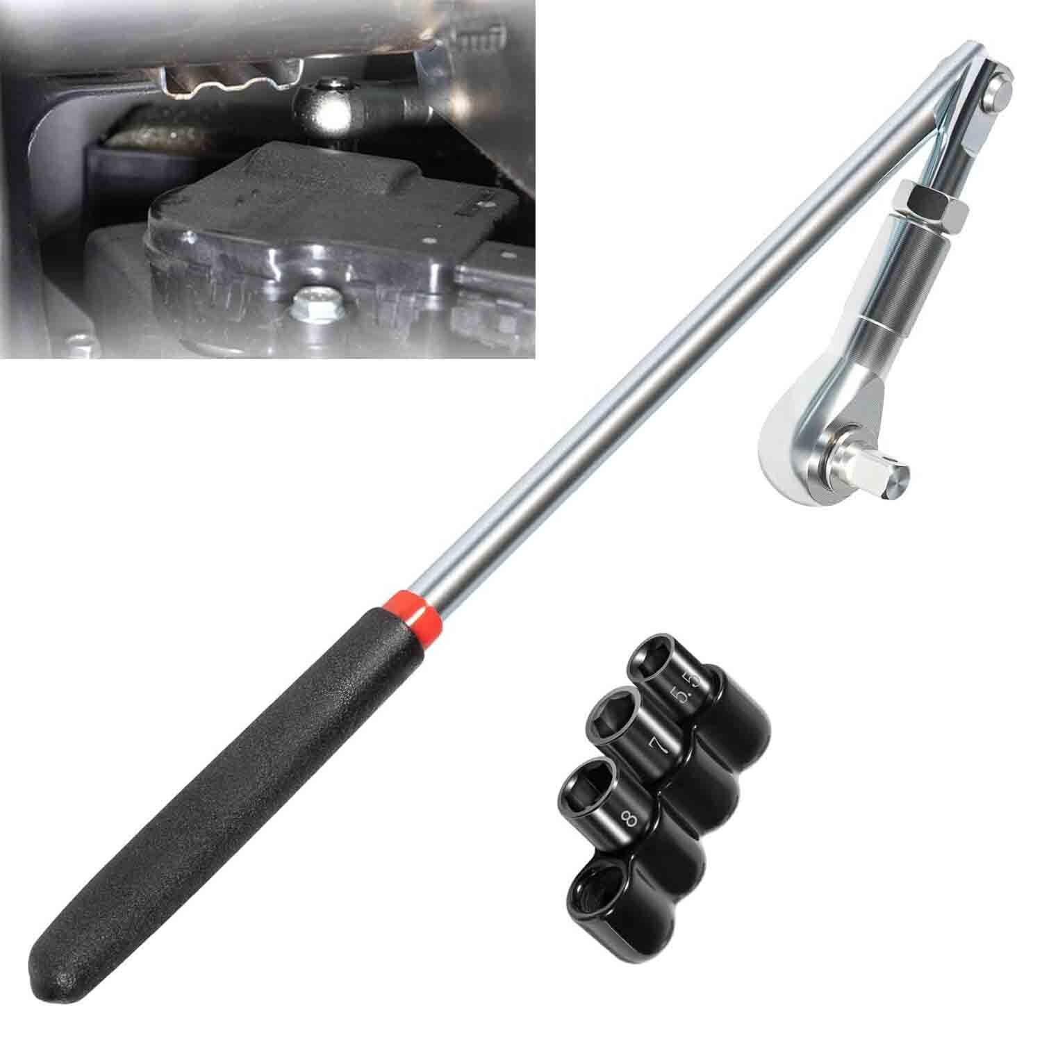 5.5mm 7mm 8mm Socket and 1/4″ Square Drive Adapter Actuator Motor Tool Set 64180
