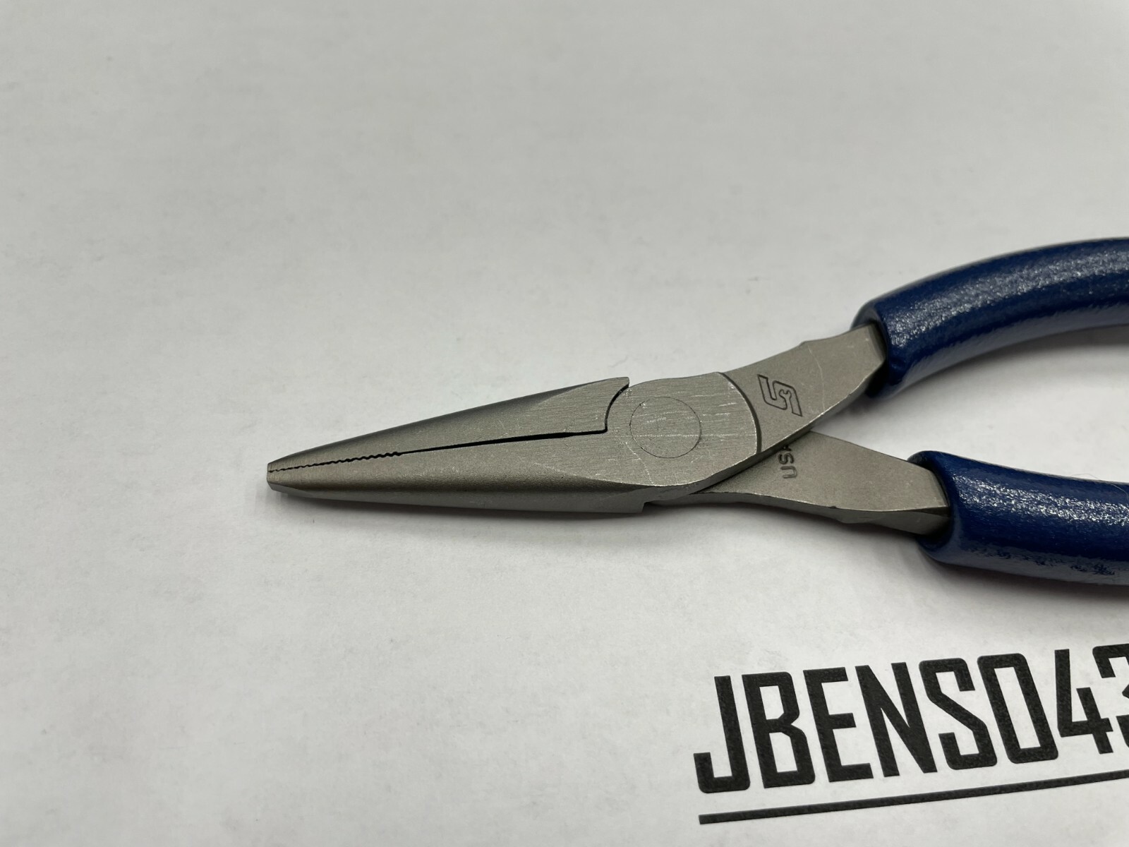 Snap-on Tools USA NEW POWER BLUE 6″ Soft Grip Needle Nose Pliers 95ACFMB