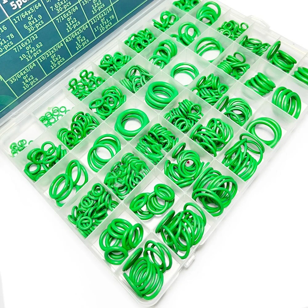 Automotive Air Conditioning Seal O Ring Kit with Multiple Sizes for Repairs
