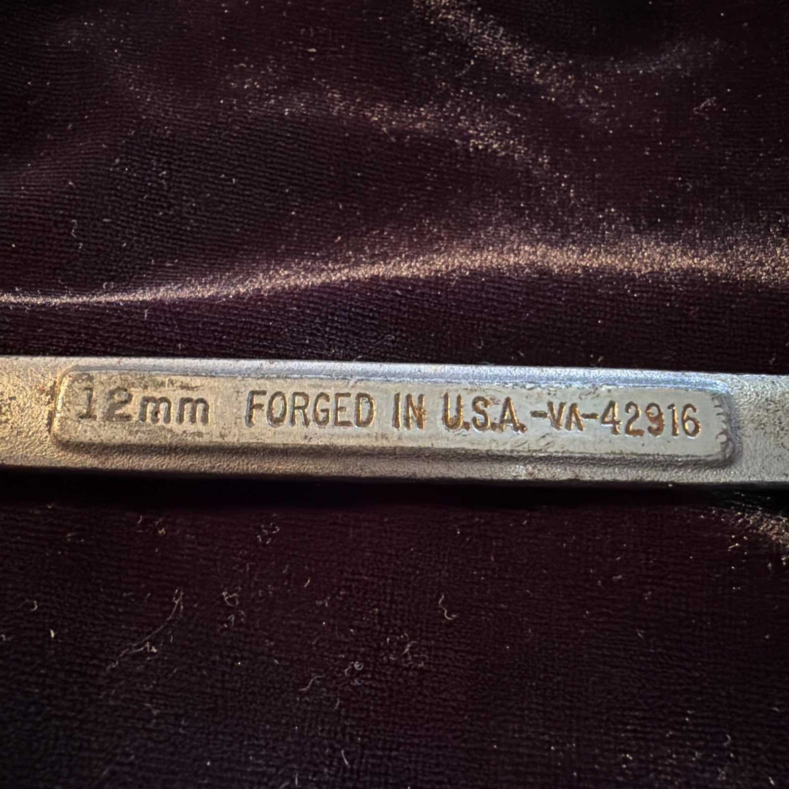 Craftsman 12mm Metric Combination 12 Point Wrench Forged In USA -VA- 42916 vtg