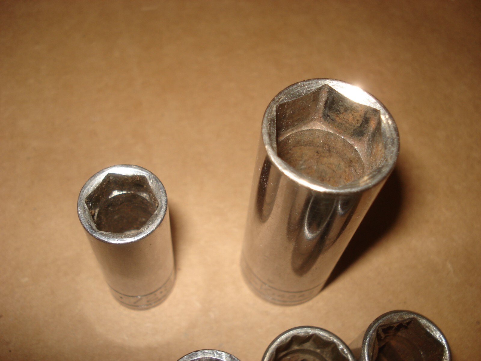 Lot of 11 S-K SAE & Metric Sockets 3/8″ Drive 6 Point Shallow + 2 deep