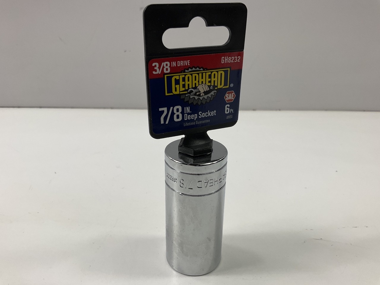 Gearhead GH8232 7/8″ Deep Socket, 6 Point, 3/8″ Drive