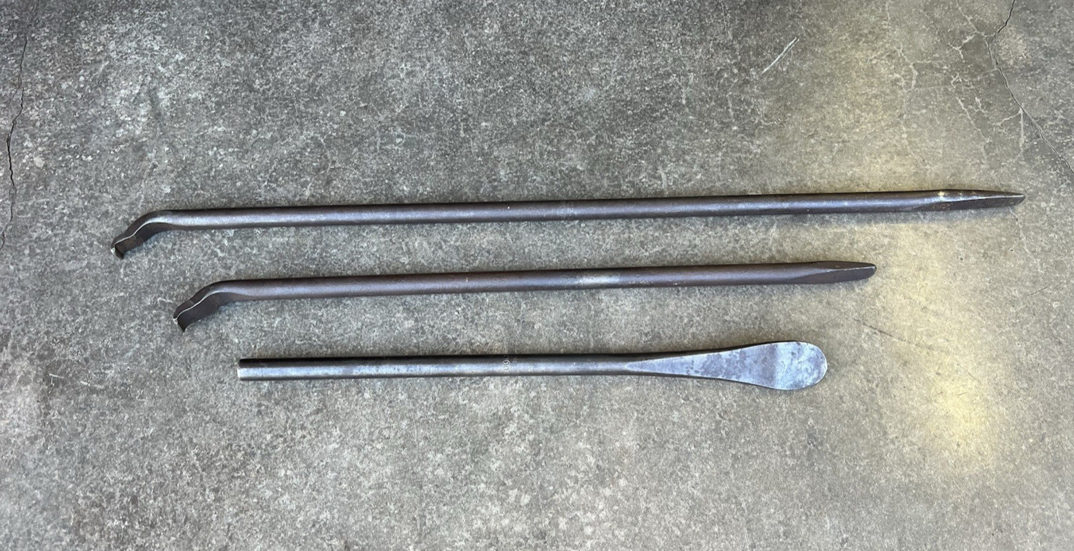 Ken-Tool T-23A T-21R Tire Iron Demounting Rim Split Lock Ring Spoon Tool Set 3