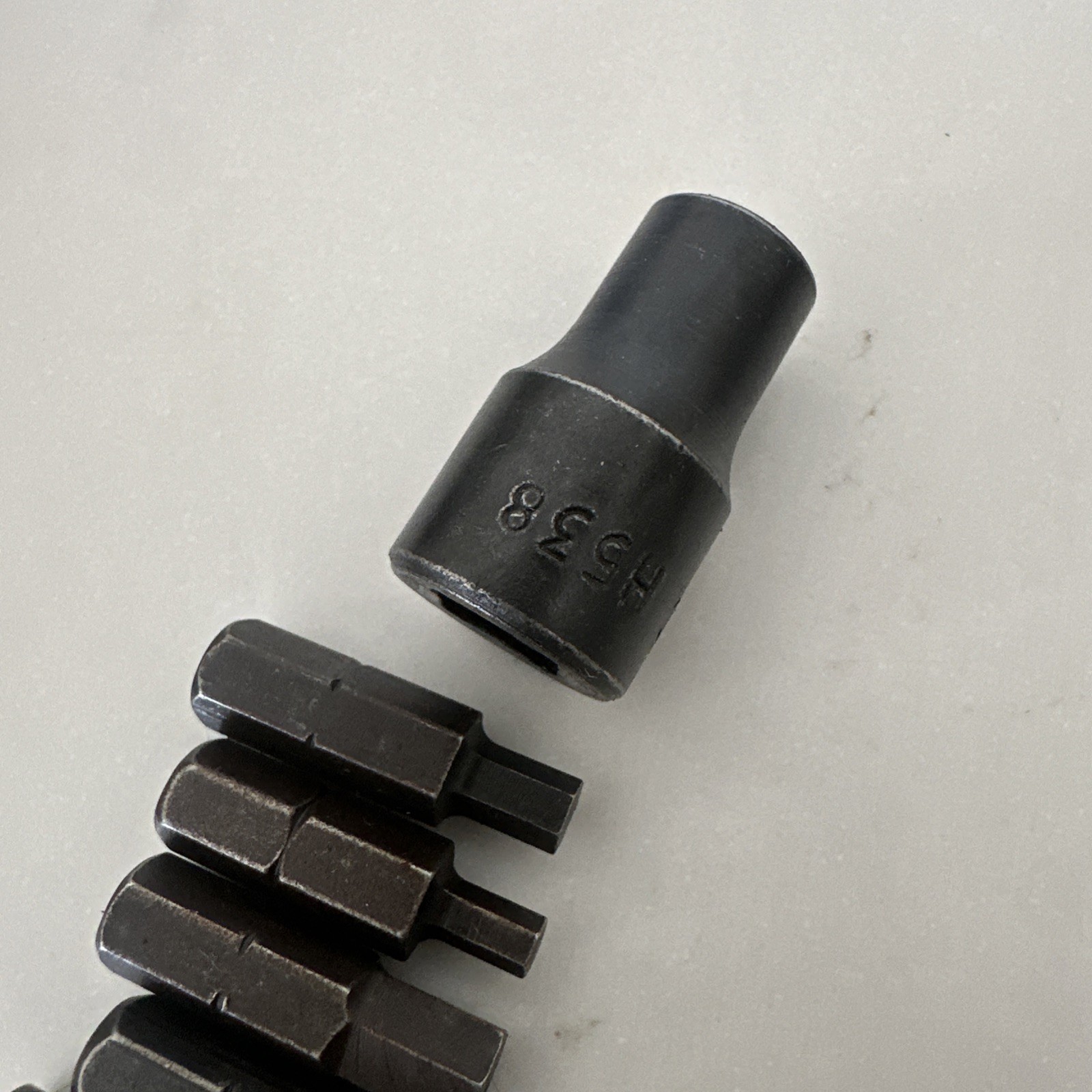 Vintage RIMAC Metric Hex Internal But Set No. 1000 4-8mm 3/8” Drive 7pc. Set USA