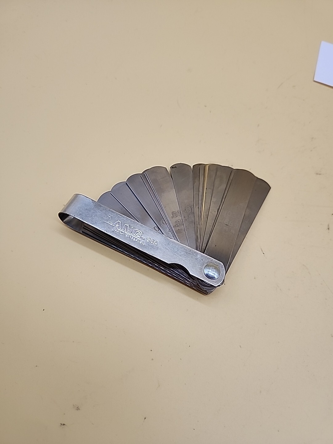 LANG 36A Lang Tools Feeler Gauge 32 Blade Set USA