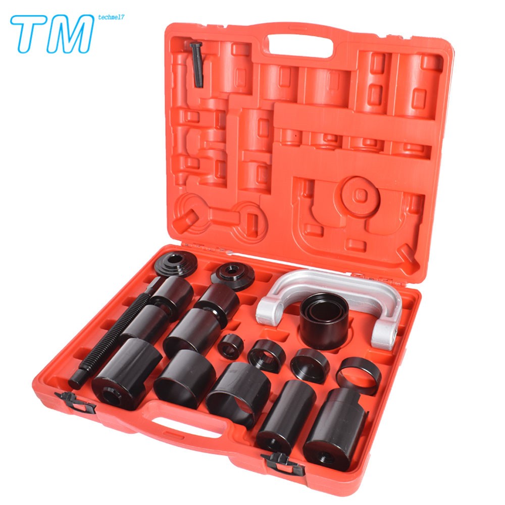 Auto Repair Service Removal Ball Joint Press Tool Kit & 21Pcs Master Adapter Set