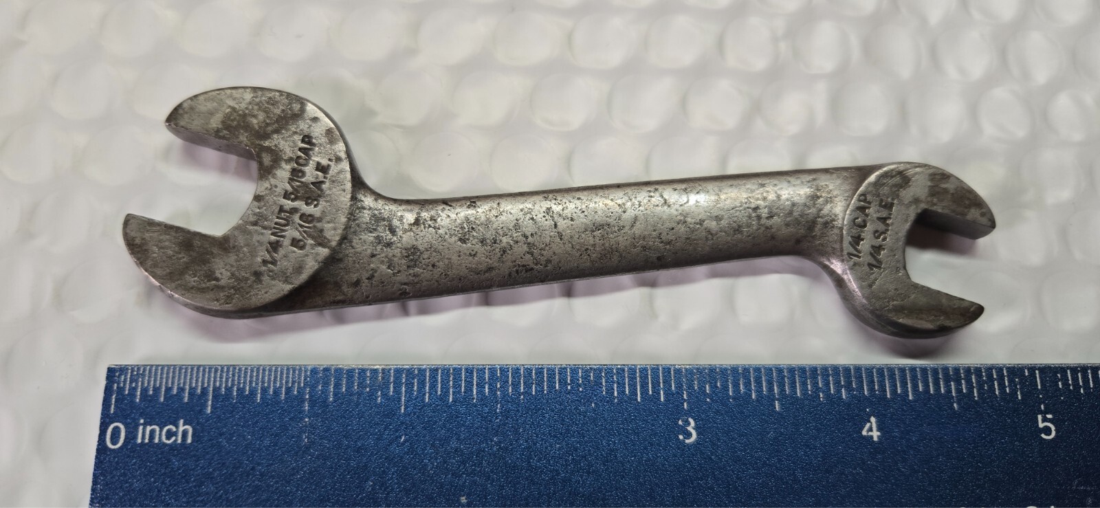 Billings 1557 1/4″CAP×5/16″CAP Double Open End Wrench