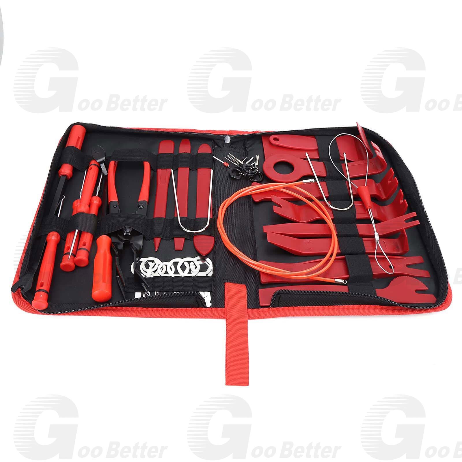 43Pcs Trim Removal Pry Tool Kits for Car Radio Panel Door Dash Clip Fasteners US