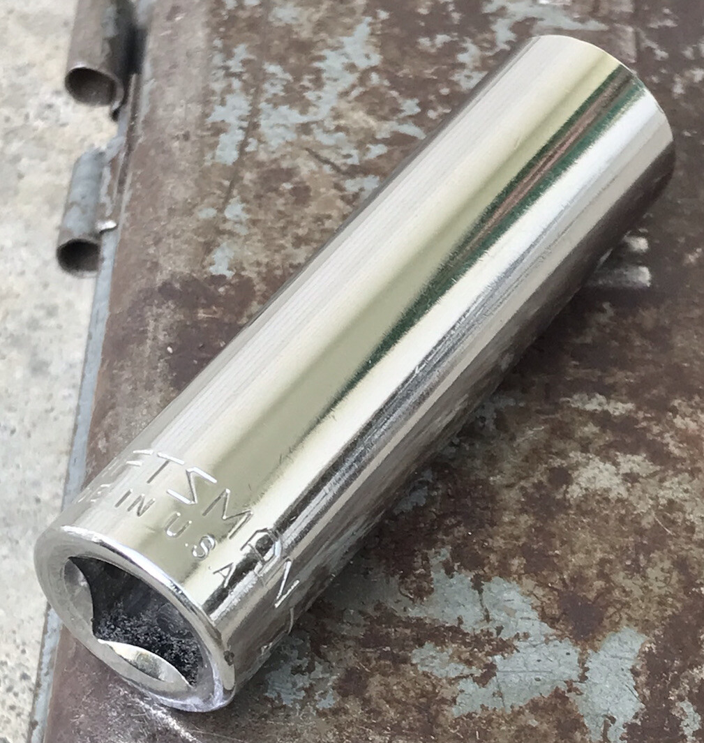 Craftsman USA 3/8″ Drive 1/2” Deep 12 Point Chrome Socket -G-