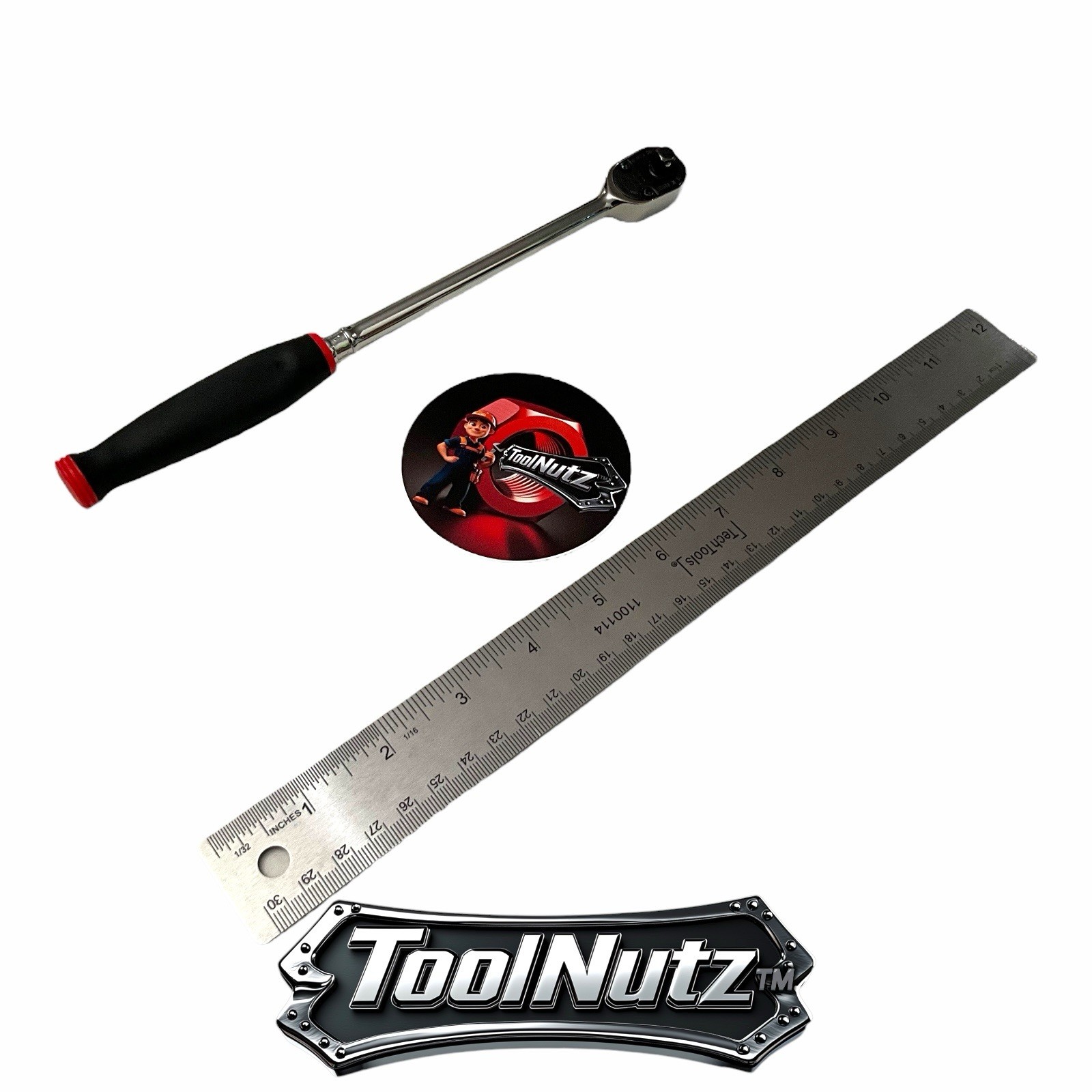 Snap-on Tools NEW THLL72 1/4 Dr RED Soft Grip Extra Long Handle 72 Tooth Ratchet