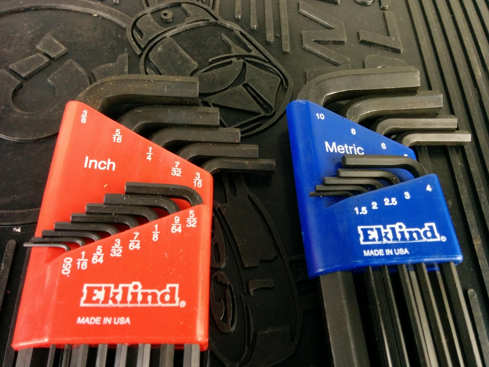 #af764 Eklind Tools USA NEW 22 Piece Metric & SAE Ball End Hex Key Wrench 13222