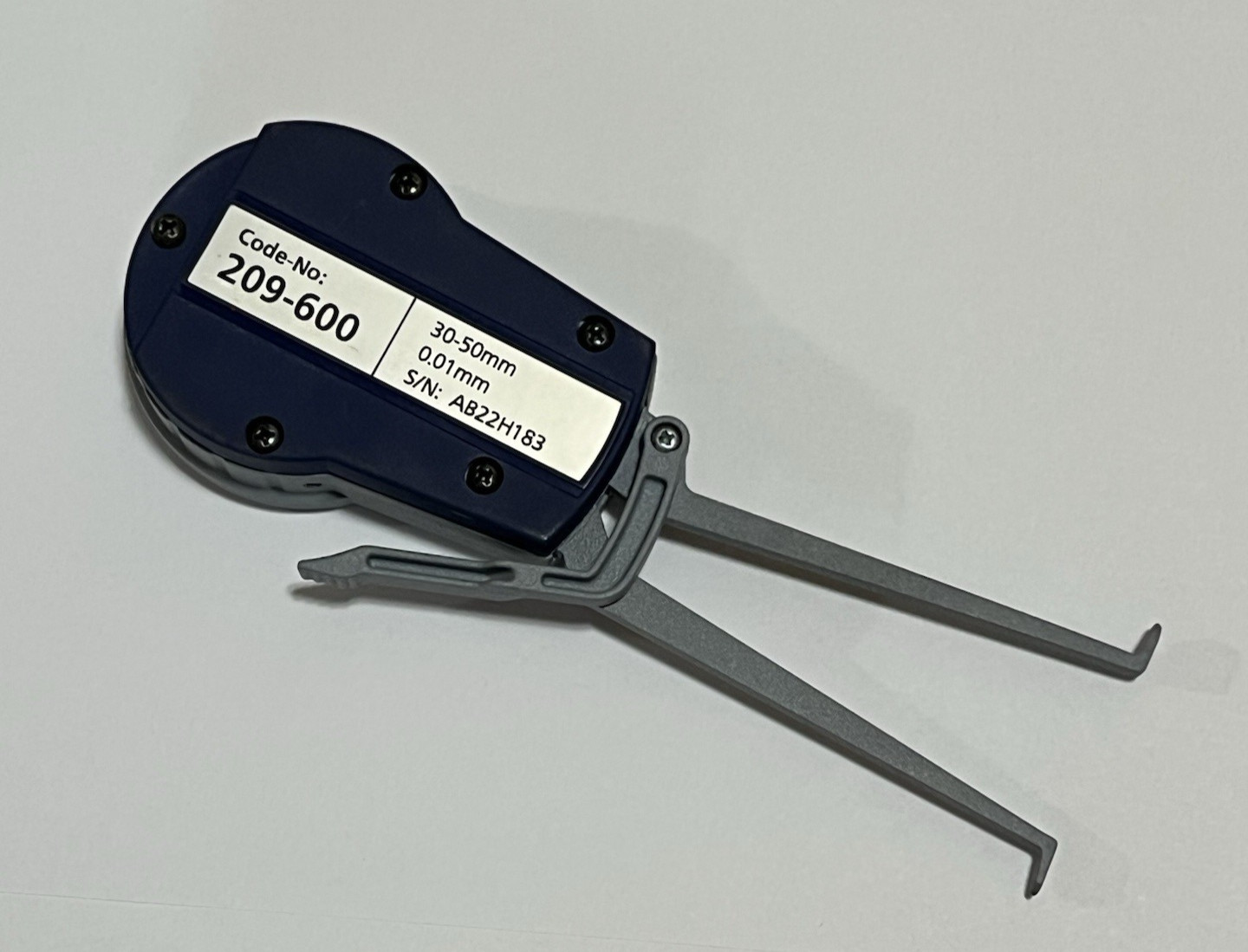 Mitutoyo 209-600 Metric Dial Caliper Gage Gauge 30mm – 50mm Range in Box .01mm