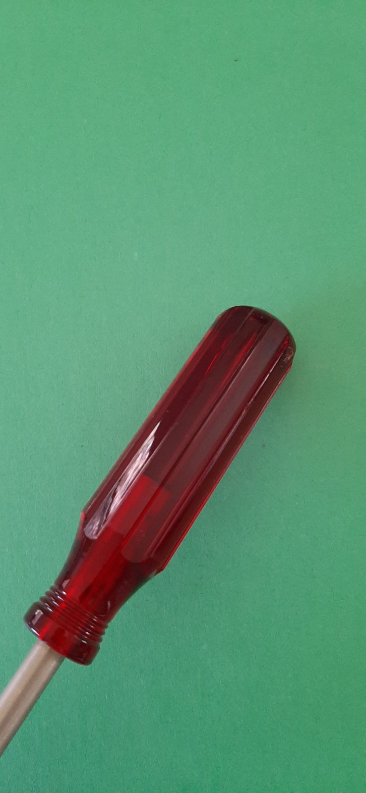 NOS NEW Millers Falls #4 USA No. 850-8 Phillips Head Screwdriver Clear Red E8