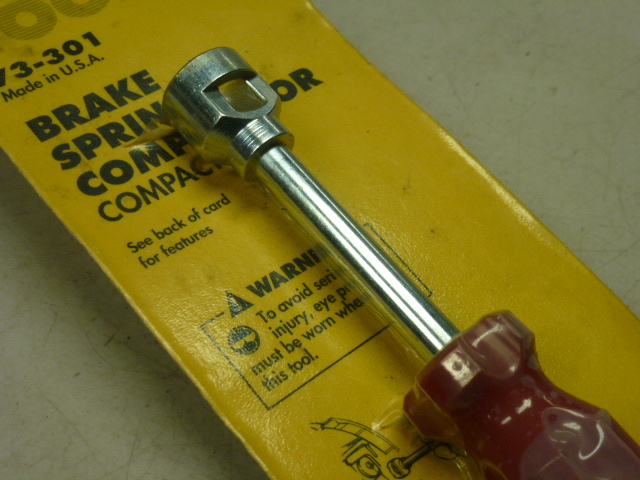 NOS! PLEWS COMPACT BRAKE SPRING COMPRESSOR, No. 73-301