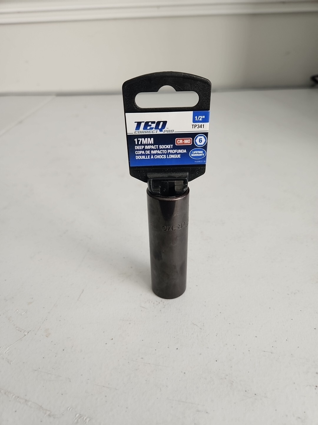 TEQ correct Pro 17mm 1/2″ CR-MO Deep Impact Socket