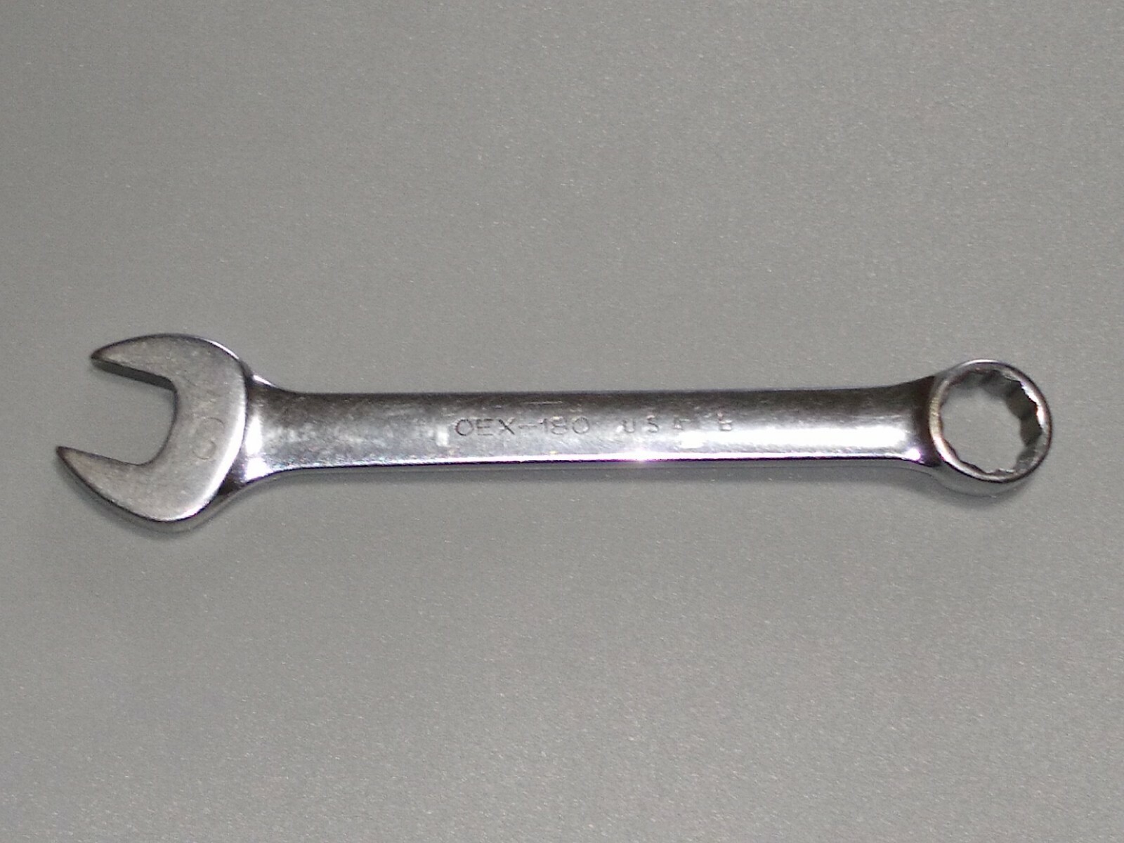 Snap on OEX180 – 9/16″ COMBINATION WRENCH, 6″ LONG, 12 POINT.