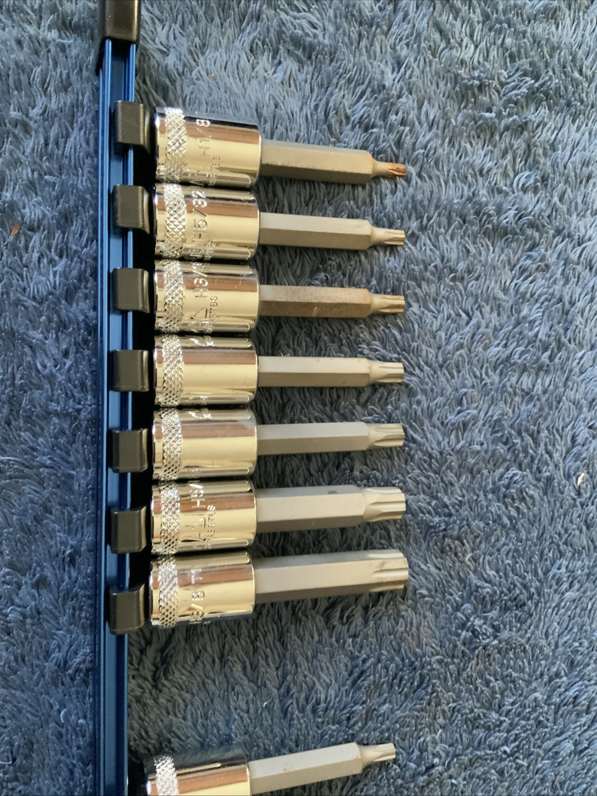 Mac Tools 3/8” Drive Torx Socket Set…..see Descrip For Sizes…