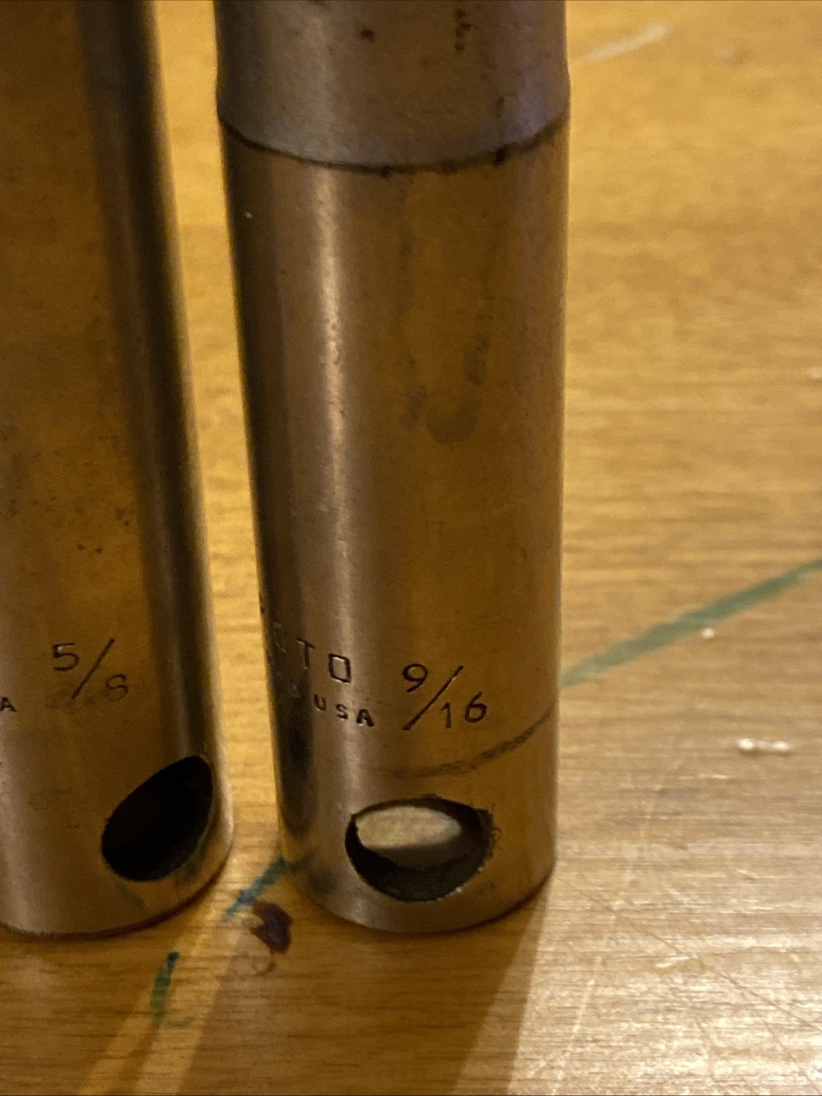 LOT OF 4 PROTO 1/2” DRIVE DEEP SOCKETS 9/16, 5/8, 3/4, 1