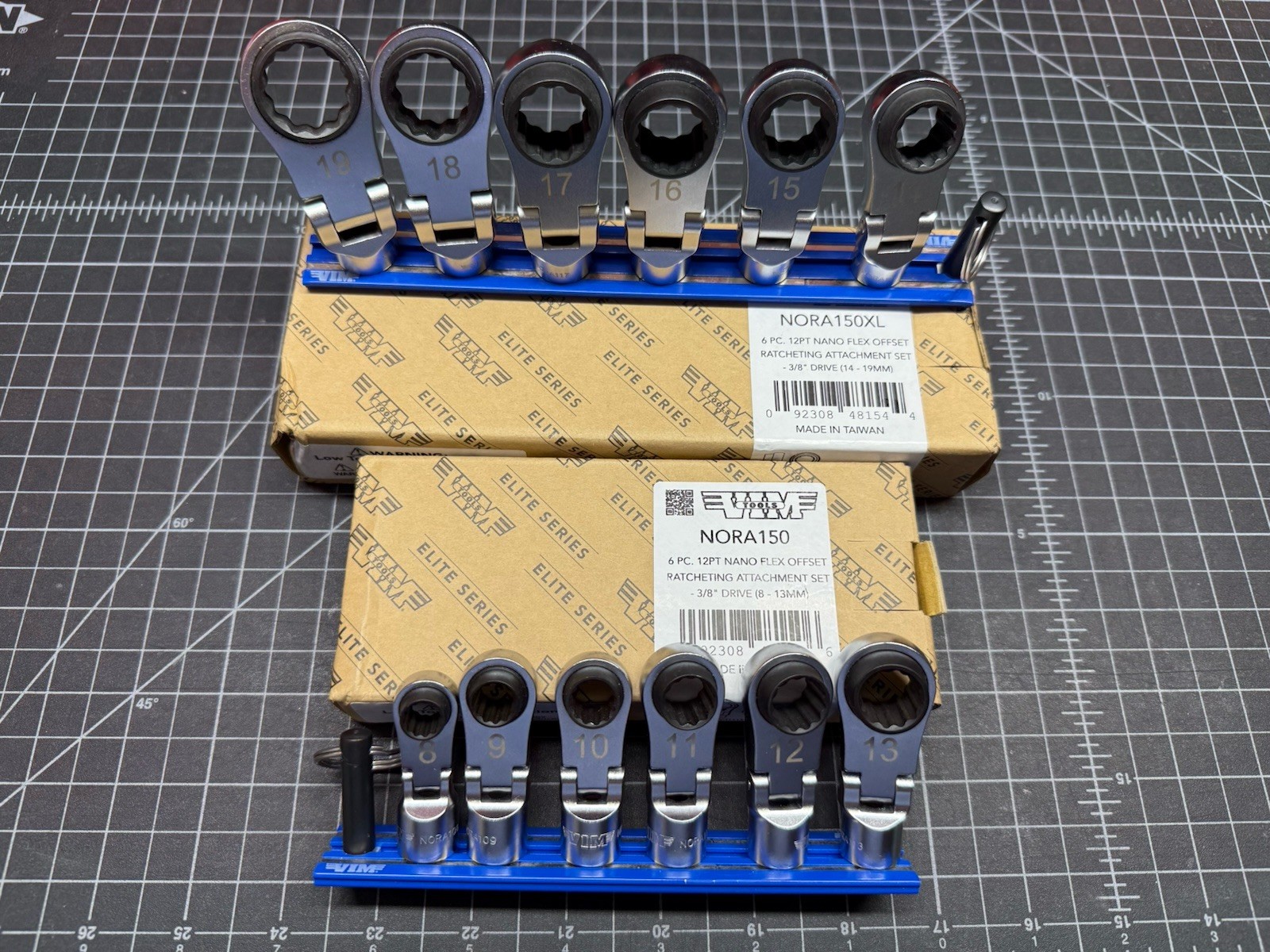 VIM Tools 12 Piece Flex Head 12 point- 8mm-19mm (Nora150 + Nora150XL) On Magrail
