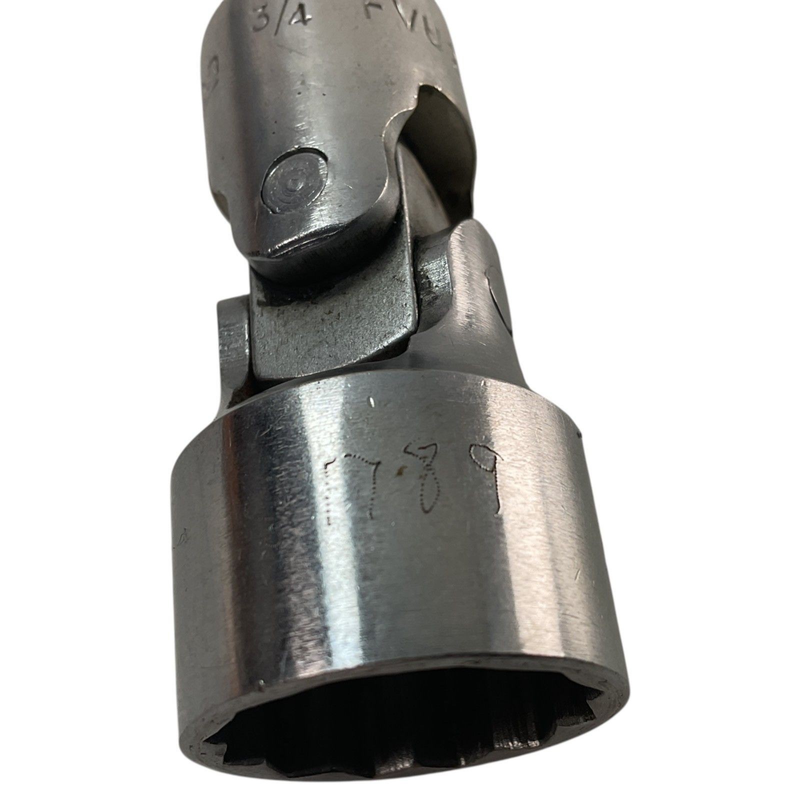 Snap-On Universal Swivel Socket FVU24 3/8″ Drive 3/4″ 12 Point USA As Pictured
