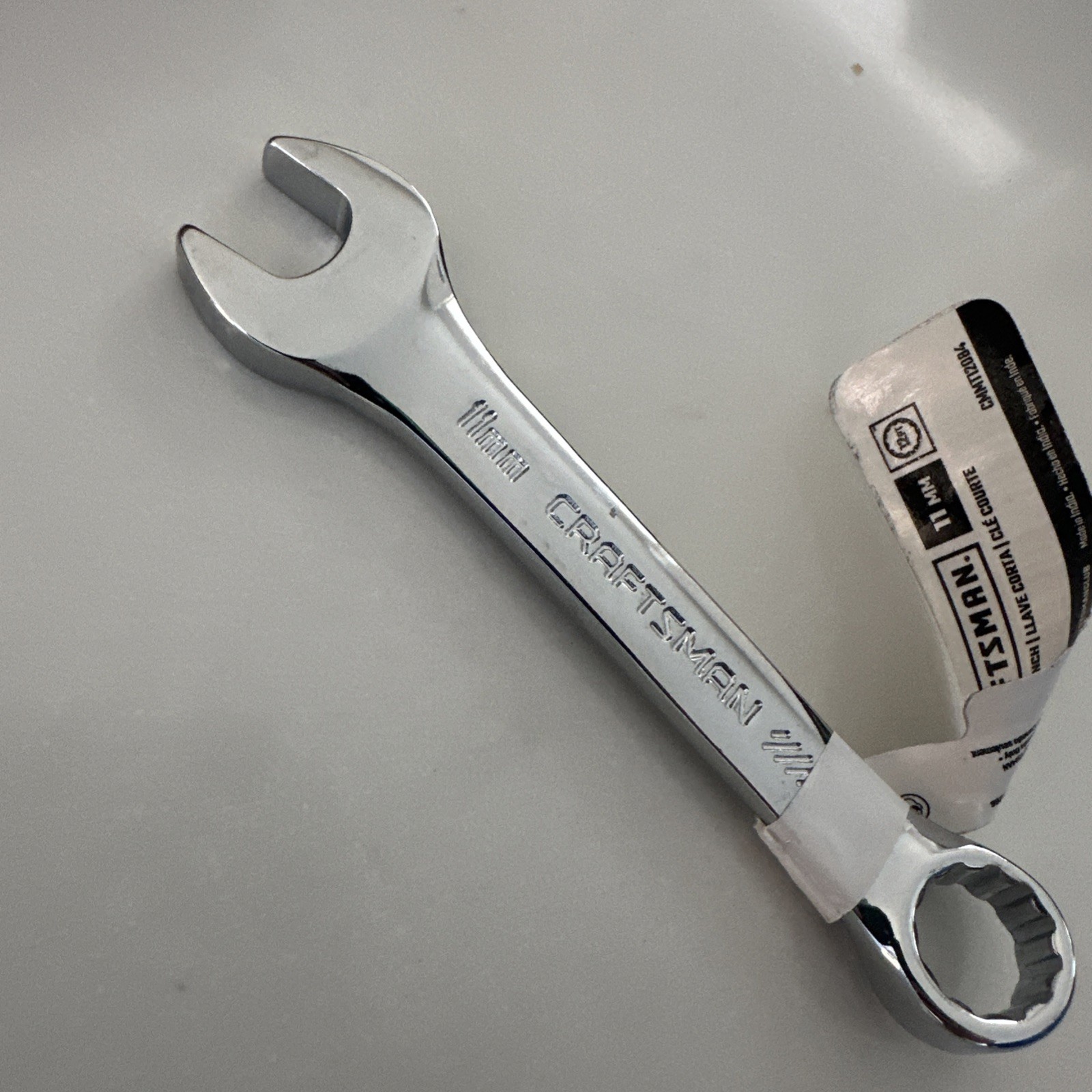 New Craftsman Wrench 11MM 12 Point Metric Stubby Polished Combination Wrench