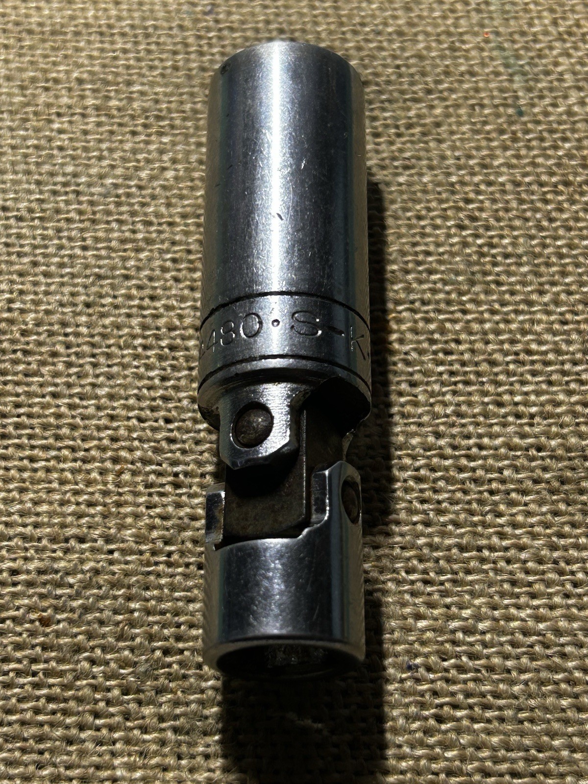 S-K Professional Tools 4480 5/8″ Swivel Spark Plug Socket 3/8″ Drive Made in USA
