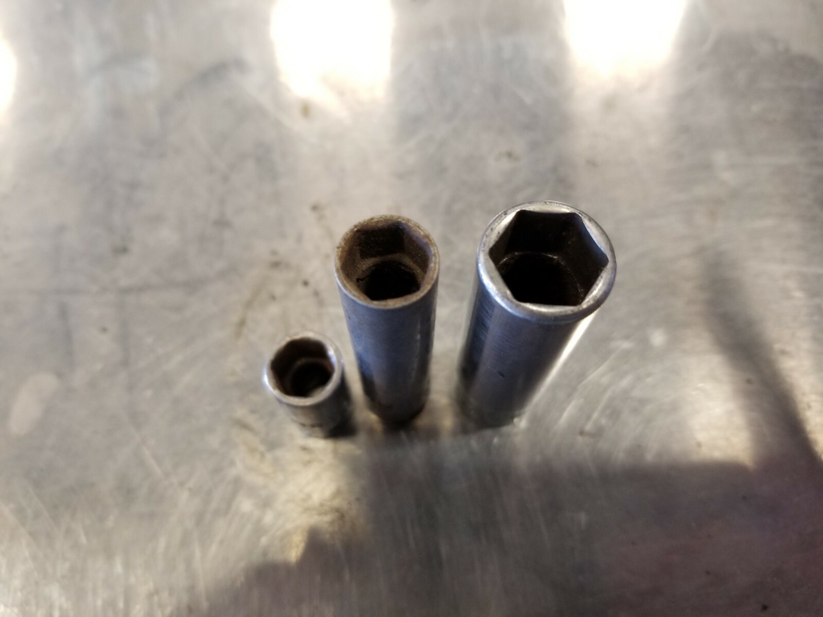 mac snap on socket set 1/4 8mm, 9mm, 7/16