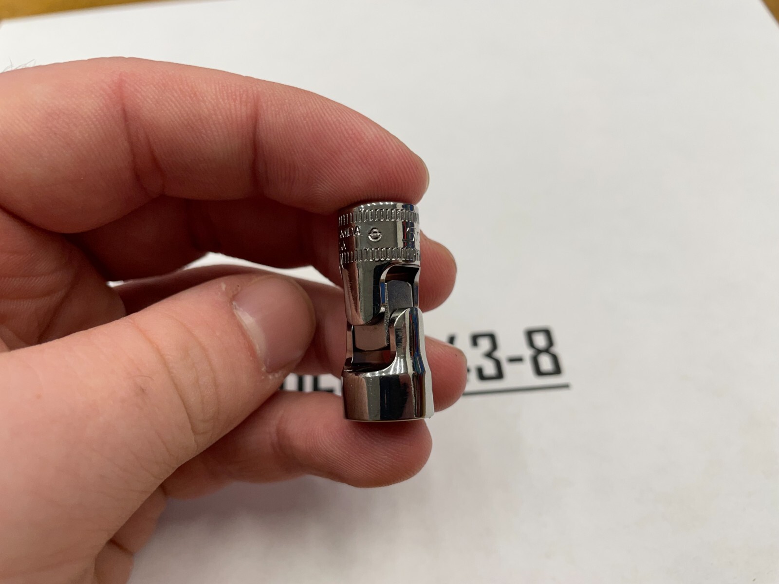 Snap-On Tools USA NEW 1/4″ Drive 10mm Metric 6 Point Swivel Socket TMUSM10A