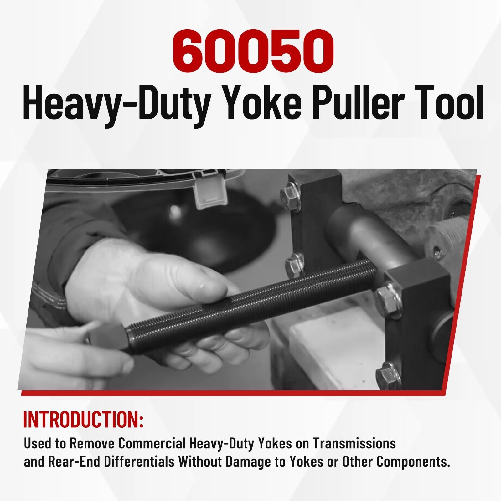 Heavy Duty Yoke Puller Tool for Truck Yoke Removal – Fits Spicer & Meritor 1610,