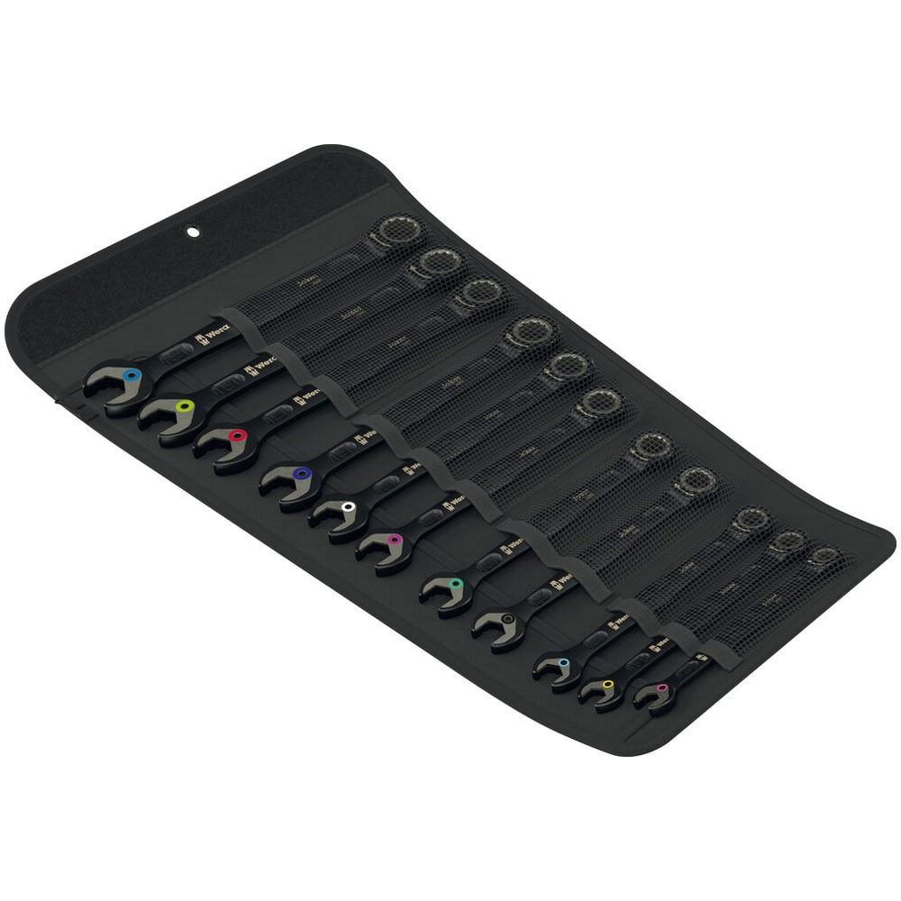Wera 05020017001 6000 Joker Black Edition 11 Set 1 Ratcheting Combi Wrench Set