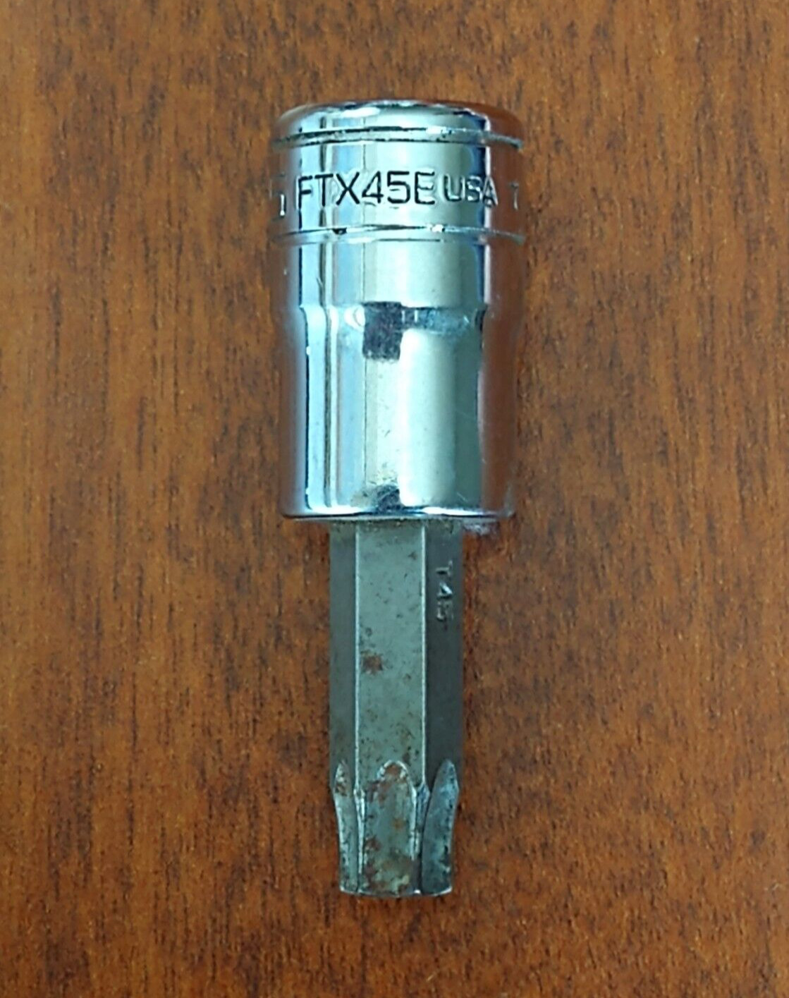 SNAP ON FTX45E, 3/8″ DRIVE, T45 TORX BIT.