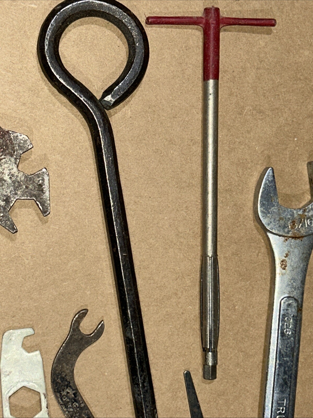 15 piece miscellaneous wrenches and other tools