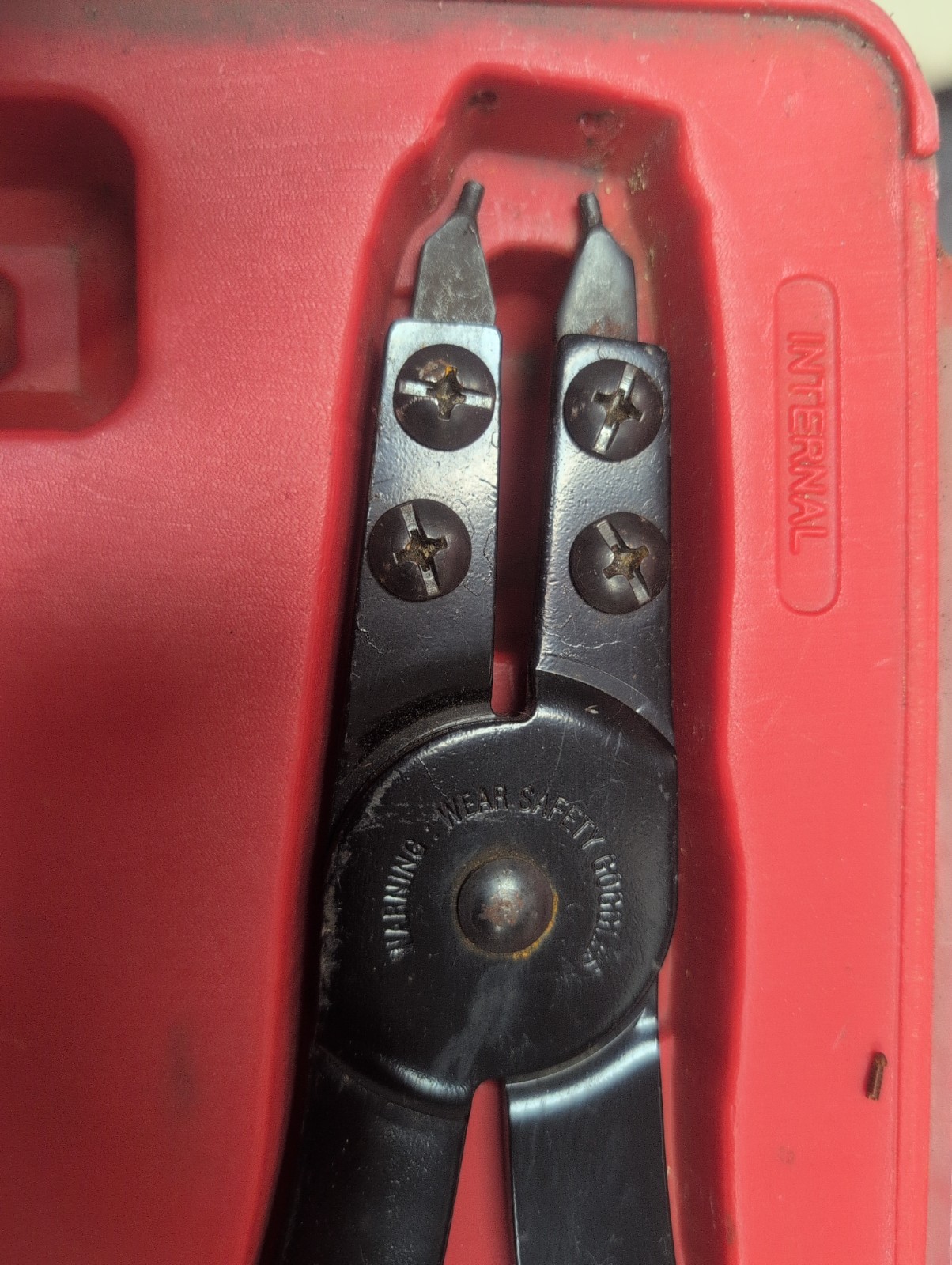 ATD-5466 Heavy Duty Snap Ring Plier Set In Original Hard Case OEM Kit Red Black