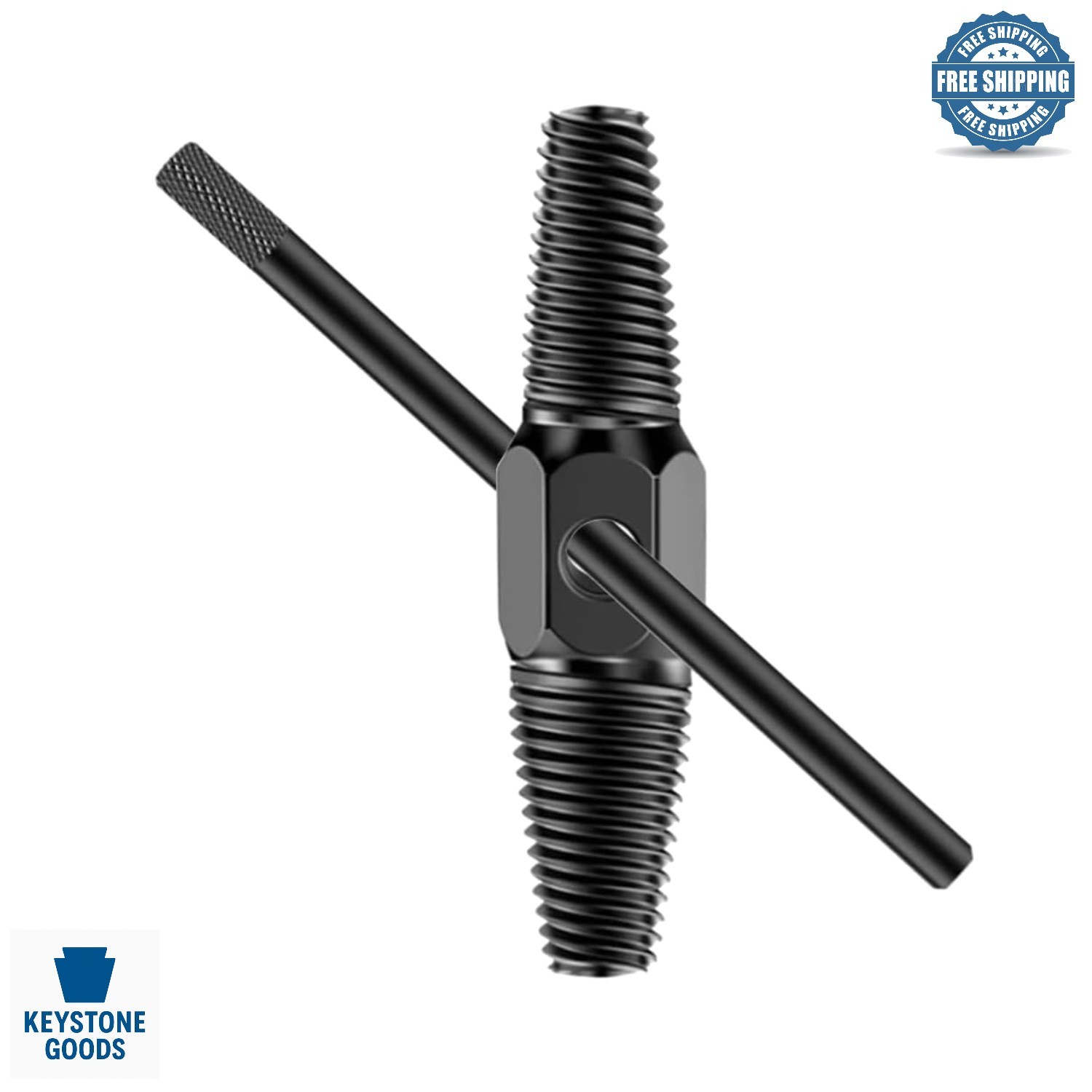 2-in-1 Pipe Screw Extractor Set for 1/2 & 3/4 Inch Rusted/Damaged Fasteners