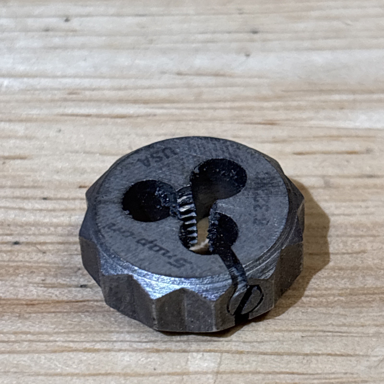 Snap On 6-32 6mm NC Die Double Hex From Set TD2425 USA READ!