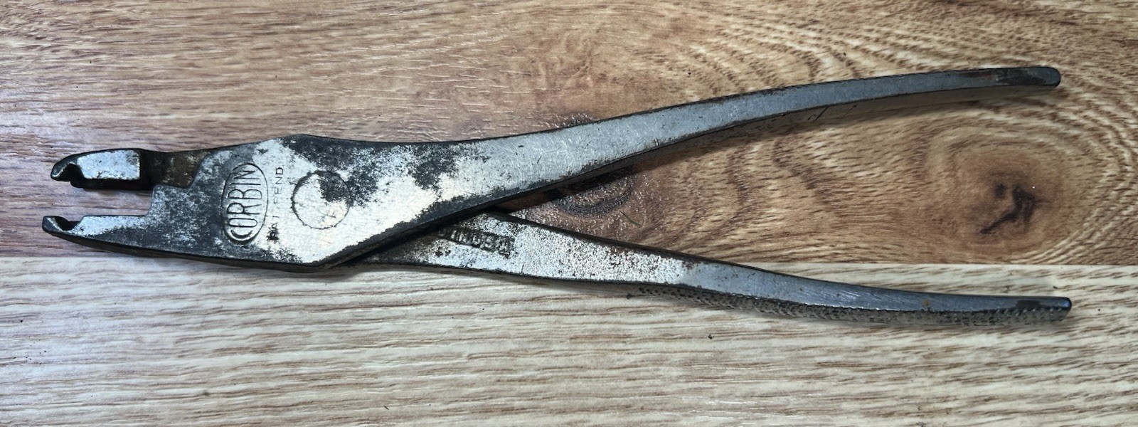 Vintage Corbin Hose Clamp Hog Ring Pliers Auto Mechanic Tool