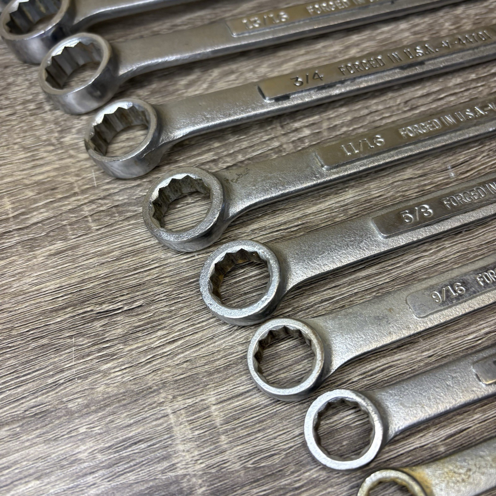 VTG Craftsman 13pc SAE 12pt Combination Wrench Set 1/4″ – 15/16″ -V- -VV- USA