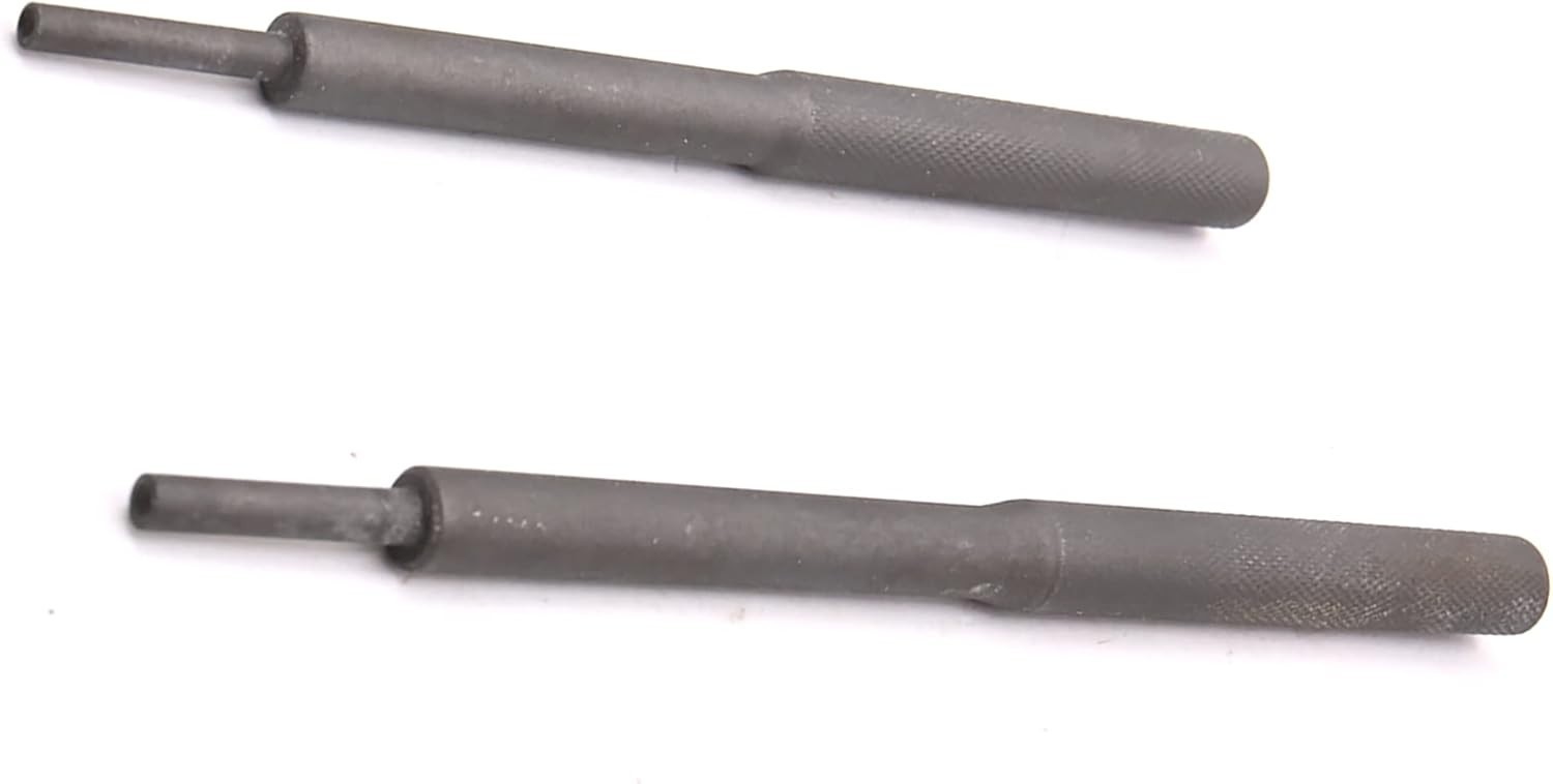 2pcs Dark Gray Universal Valve Guide Remover Grinding Stick Lapping Tool for Car