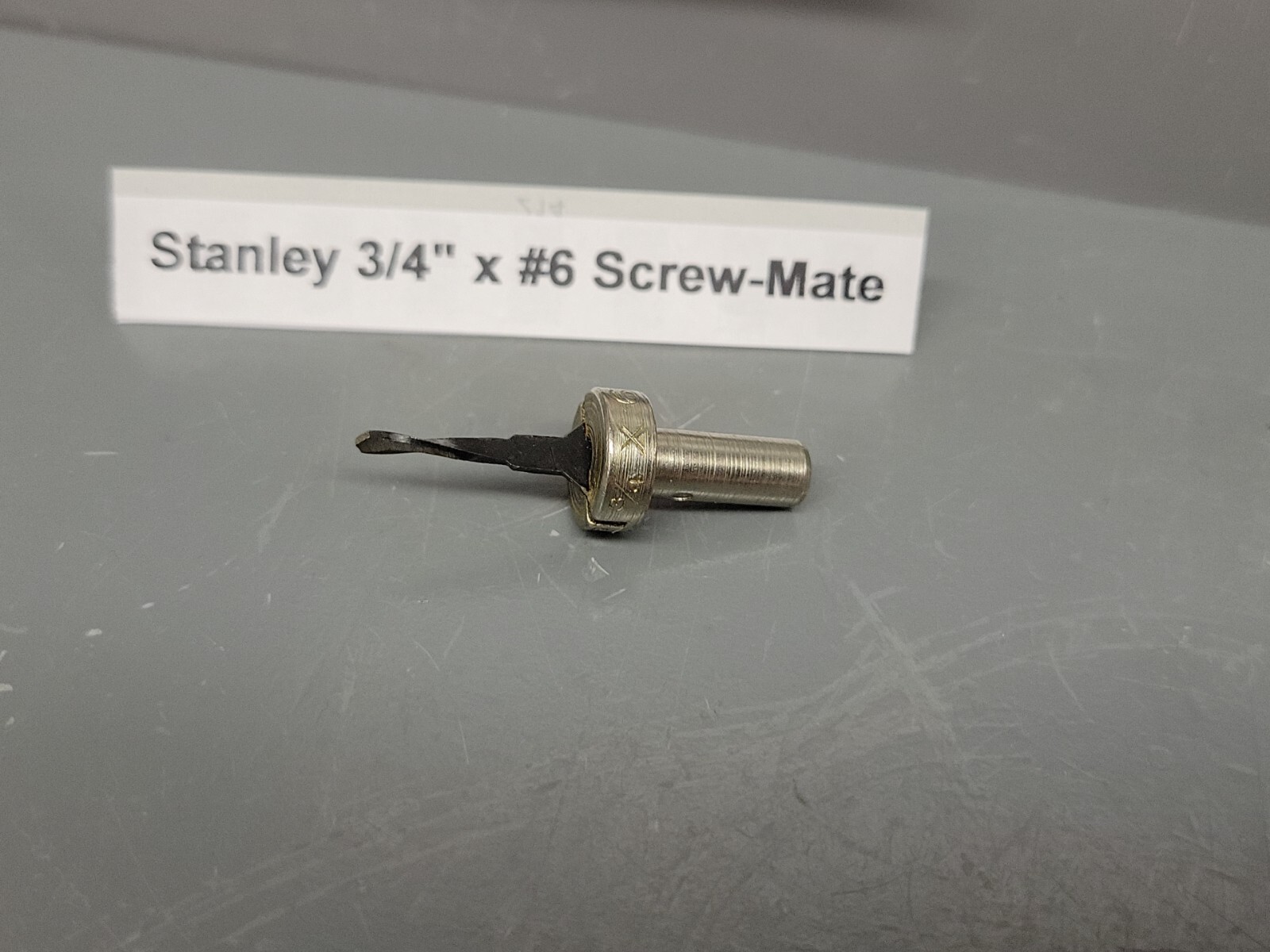 Stanley Screw-Mate Drill Countersink 1525 Drill 3/4″ x # 6 NOS USA