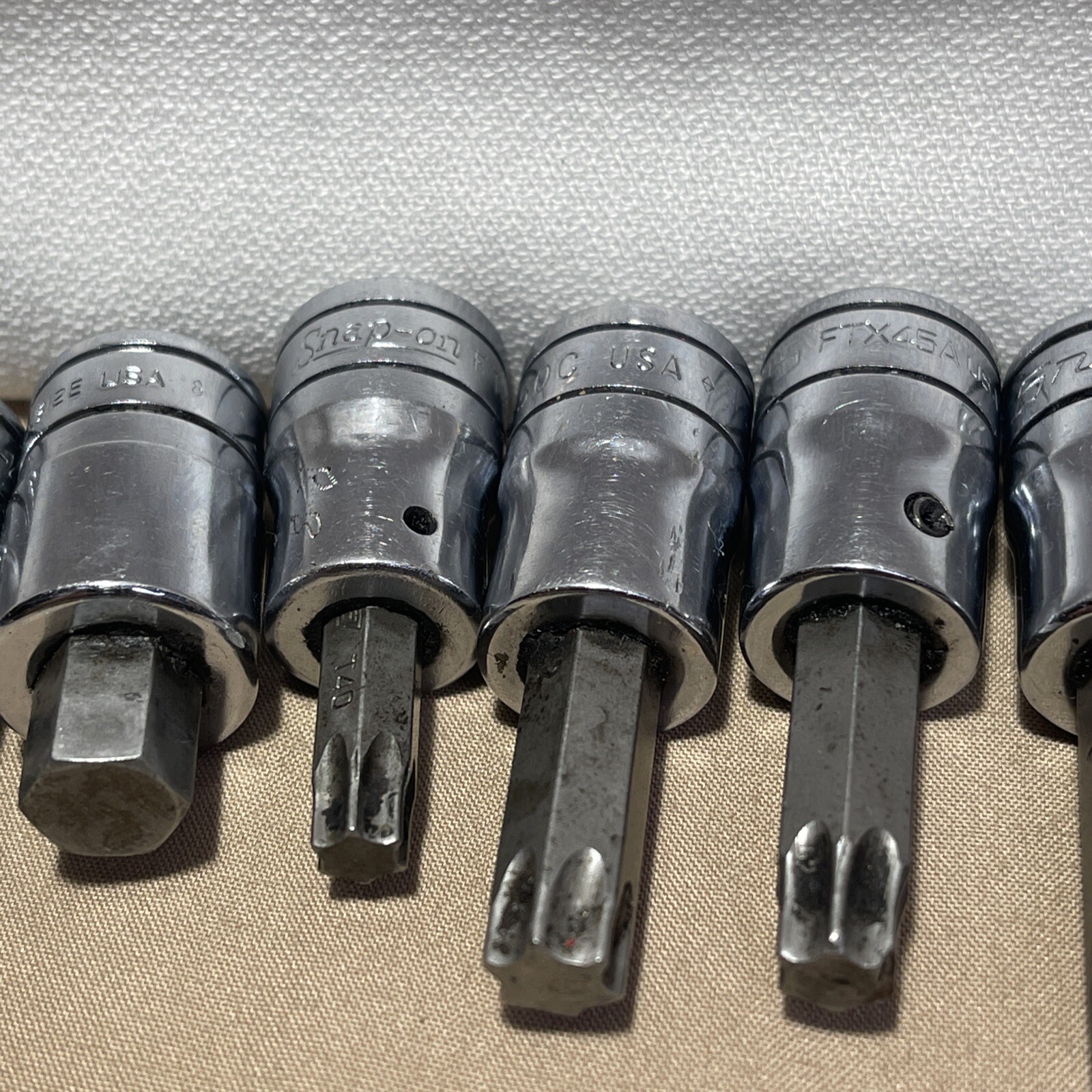 Snap-on Tools USA 3/8″ Drive Torx Sockets LOT/8 Set